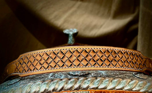 Small leather dog collar